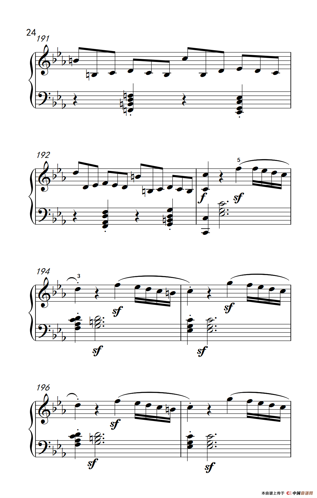 第八钢琴奏鸣曲（悲怆） 快板的回旋曲