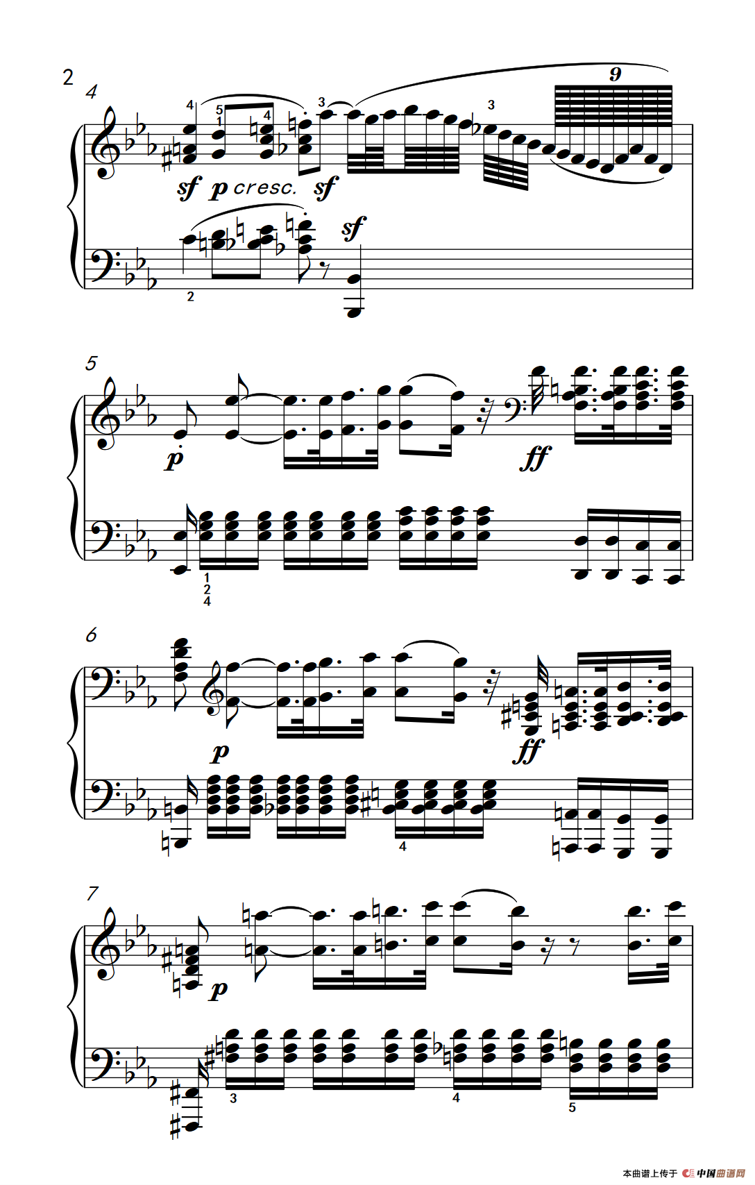 第八钢琴奏鸣曲（悲怆） 极慢的慢板序奏转辉煌的快板