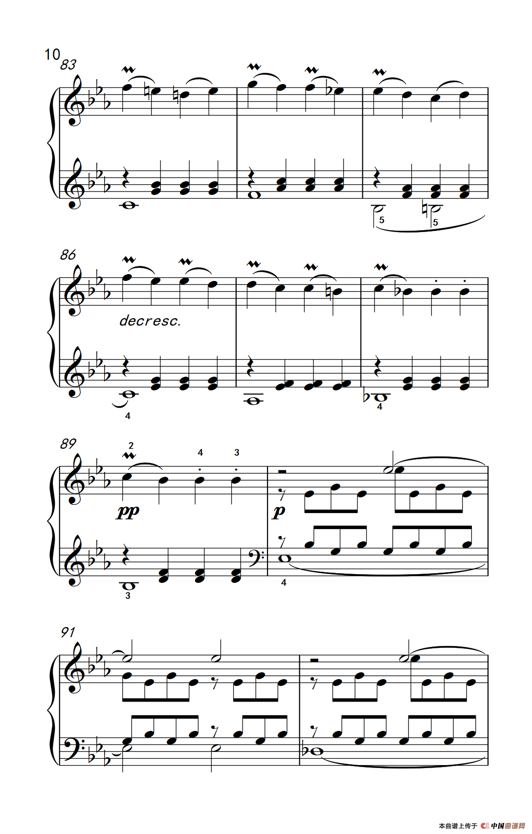 第八钢琴奏鸣曲（悲怆） 极慢的慢板序奏转辉煌的快板