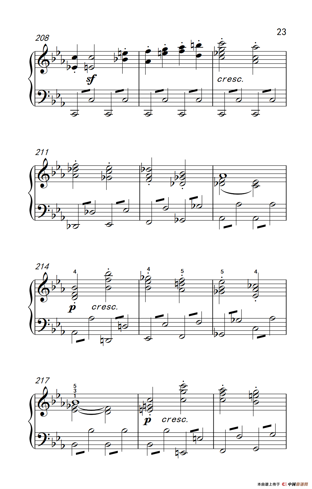 第八钢琴奏鸣曲（悲怆） 极慢的慢板序奏转辉煌的快板