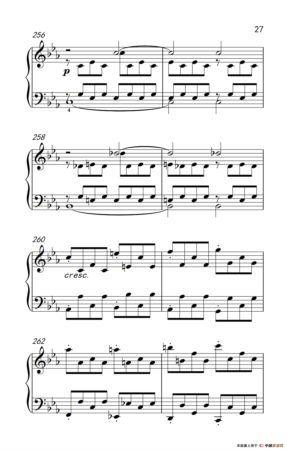 第八钢琴奏鸣曲（悲怆） 极慢的慢板序奏转辉煌的快板