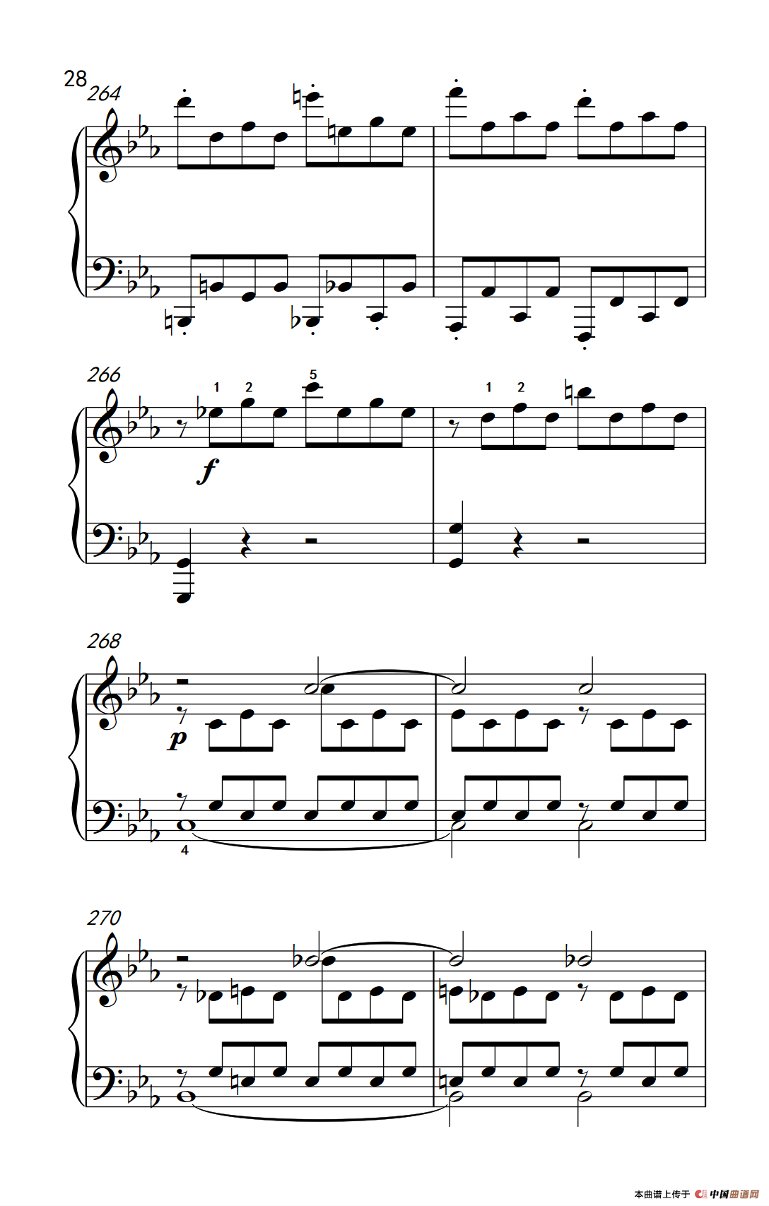 第八钢琴奏鸣曲（悲怆） 极慢的慢板序奏转辉煌的快板