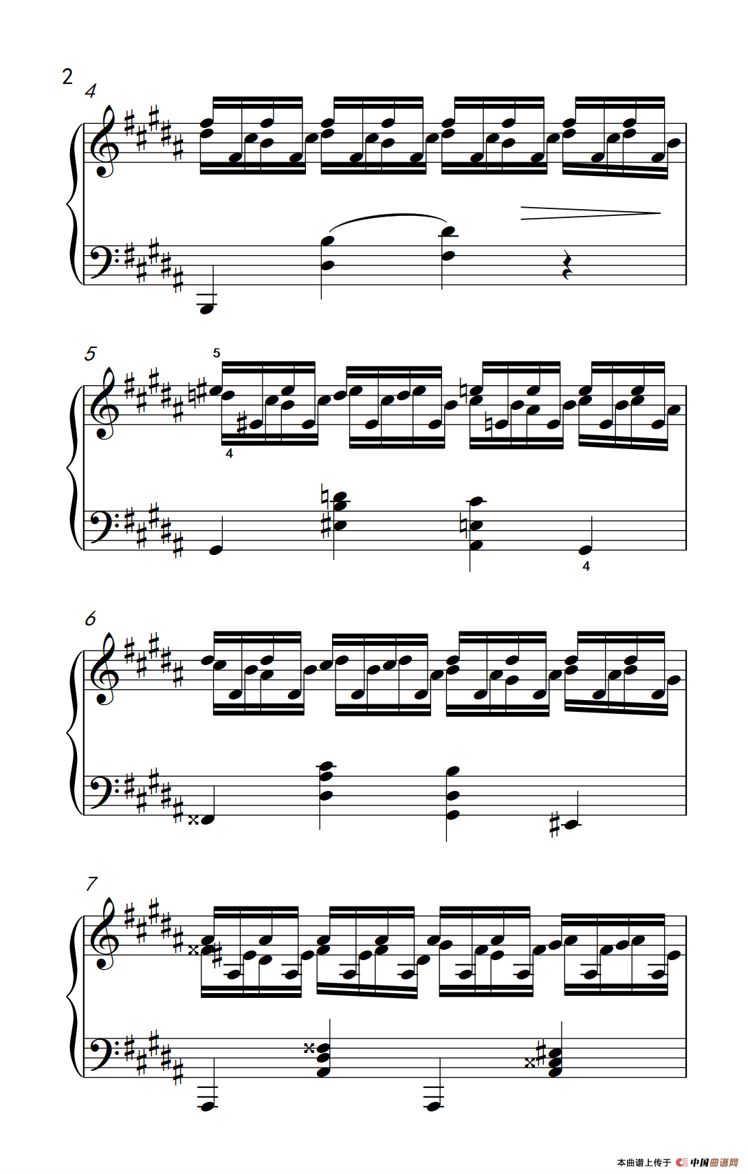 莫什科夫斯基 钢琴练习曲（第十五首）