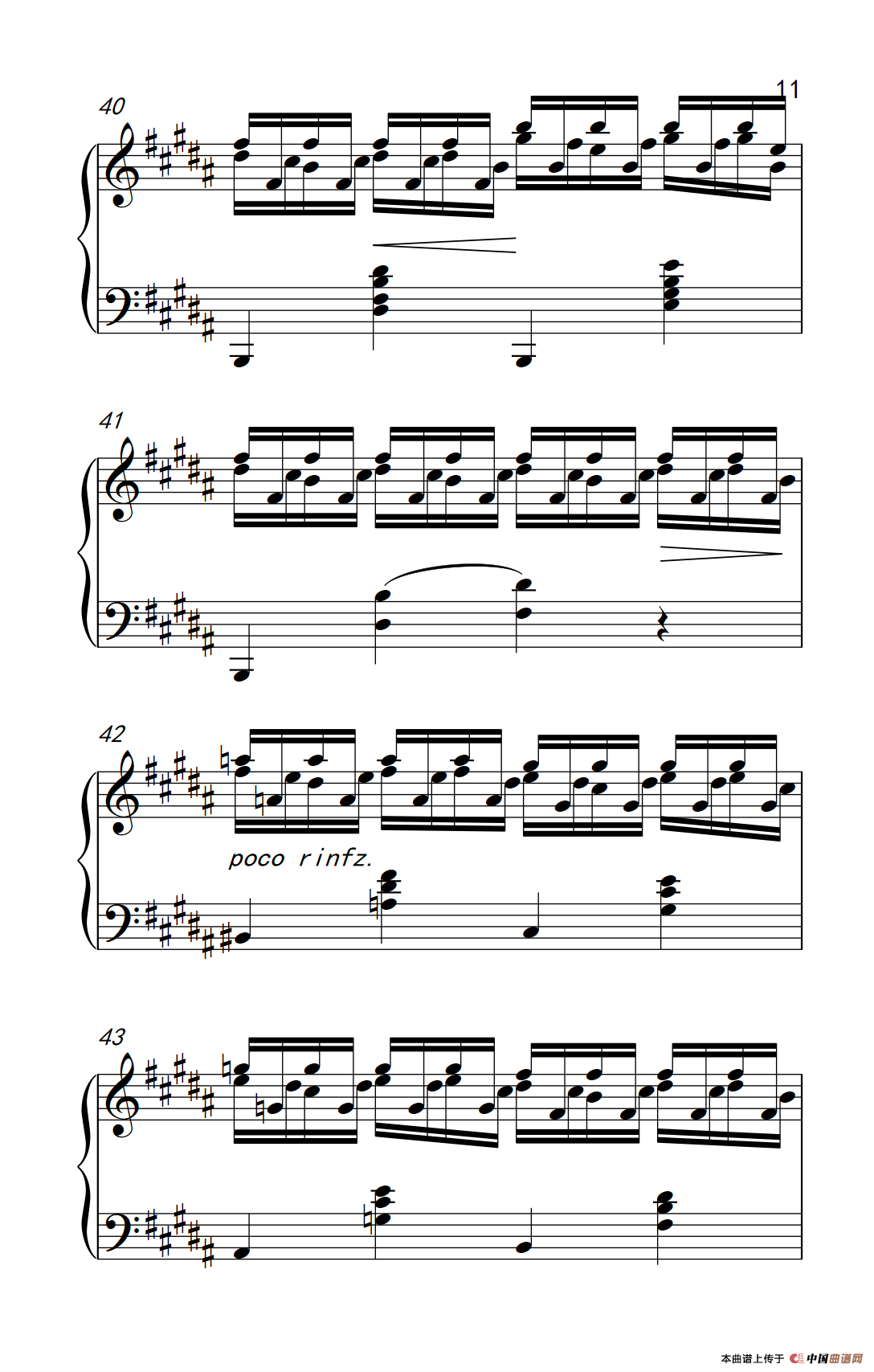 莫什科夫斯基 钢琴练习曲（第十五首）