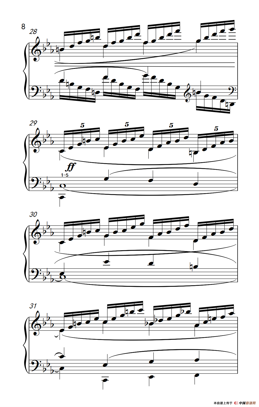 莫什科夫斯基 钢琴练习曲（第十四首）