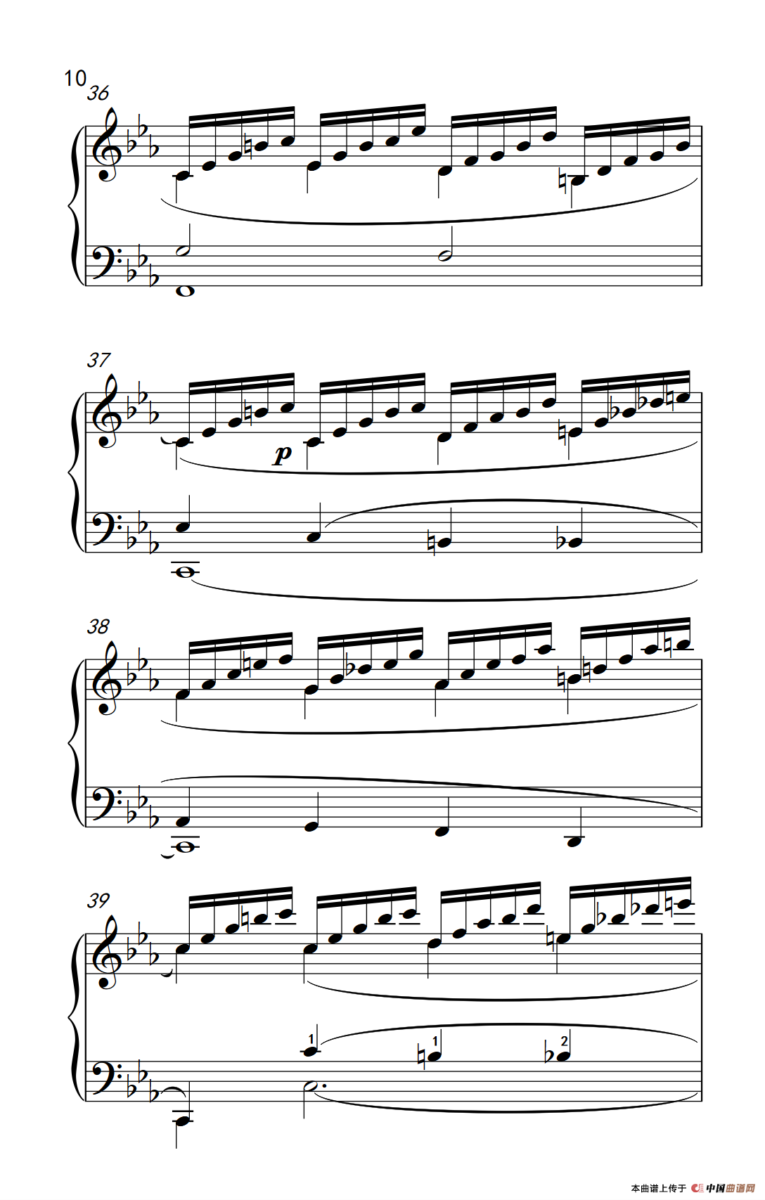 莫什科夫斯基 钢琴练习曲（第十四首）