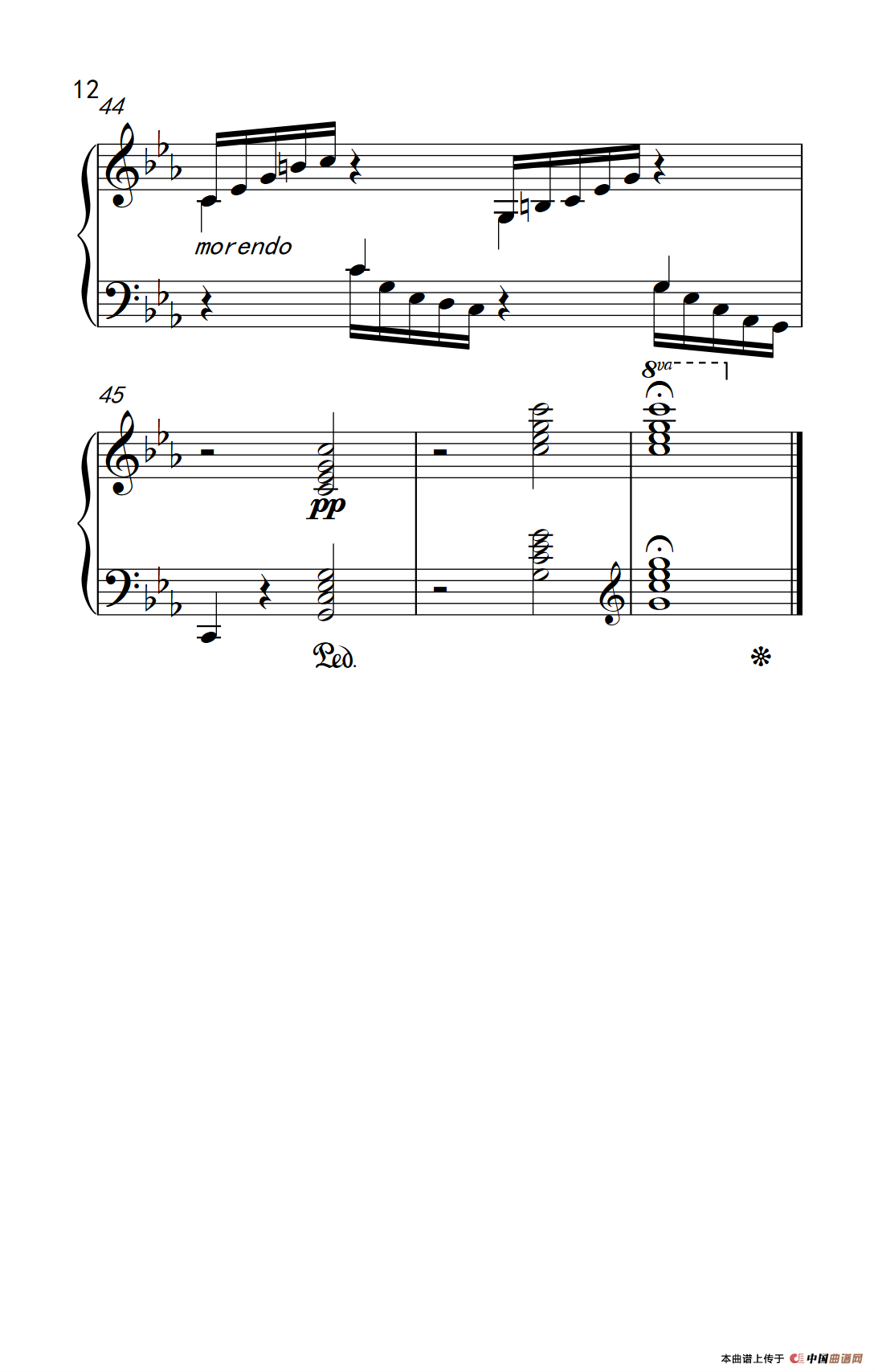 莫什科夫斯基 钢琴练习曲（第十四首）