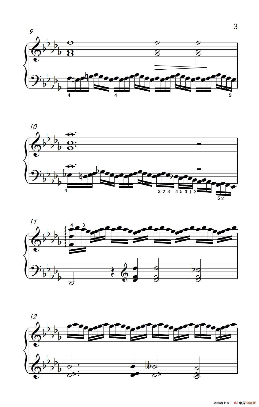 莫什科夫斯基 钢琴练习曲（第十二首）