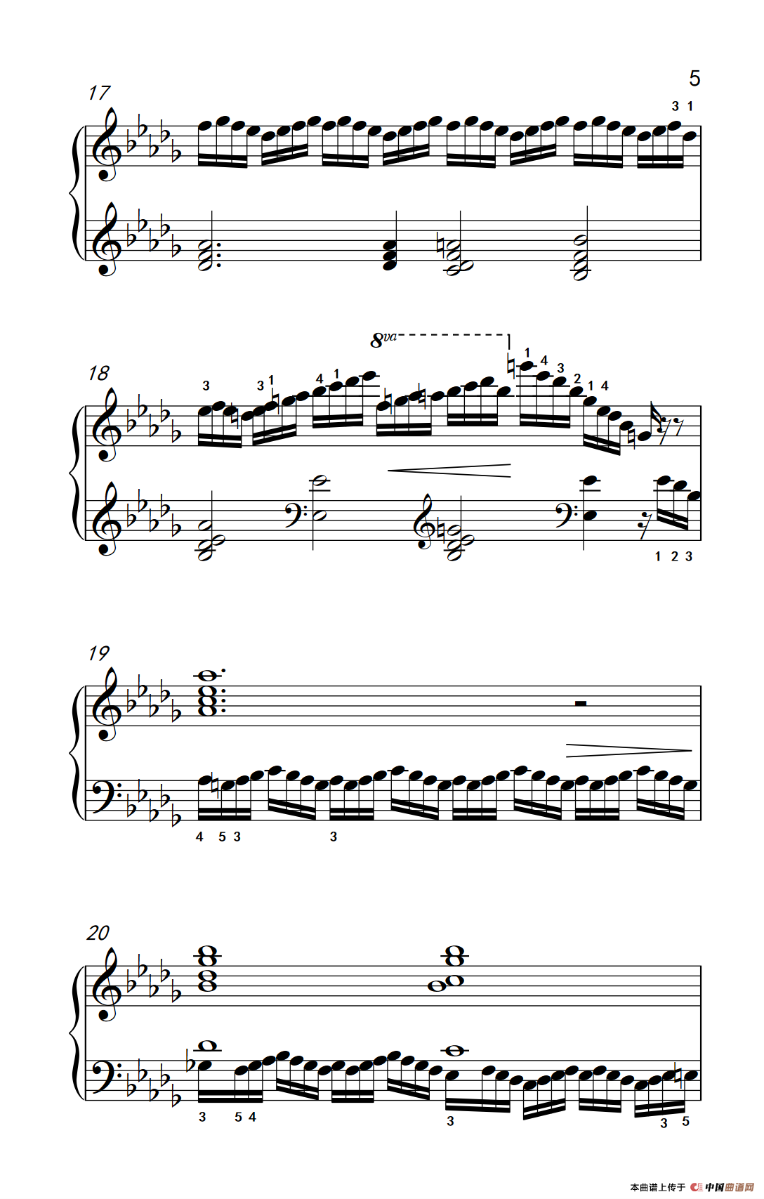 莫什科夫斯基 钢琴练习曲（第十二首）