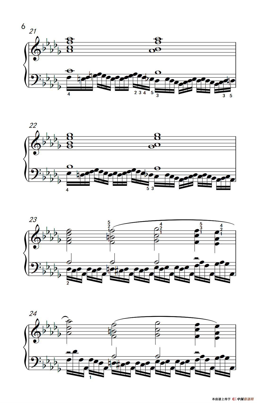 莫什科夫斯基 钢琴练习曲（第十二首）