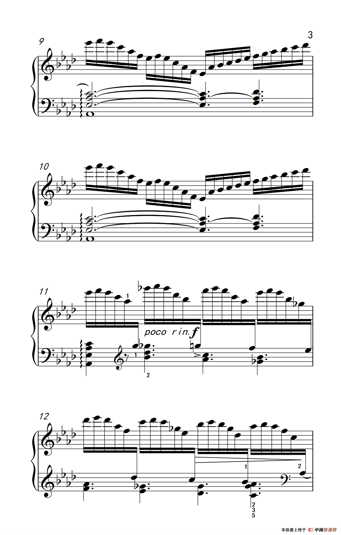 莫什科夫斯基 钢琴练习曲（第十一首）