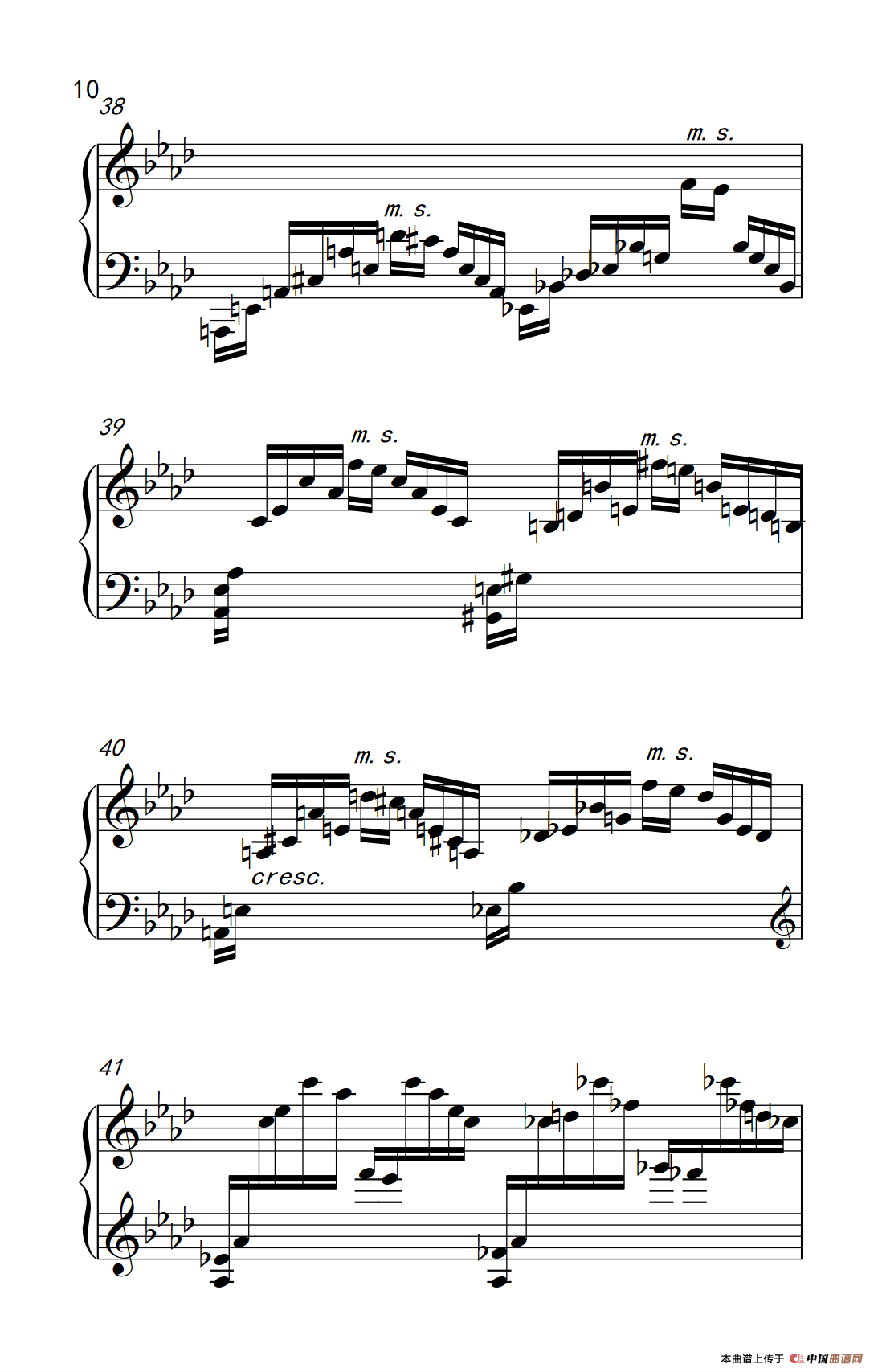 莫什科夫斯基 钢琴练习曲（第十一首）