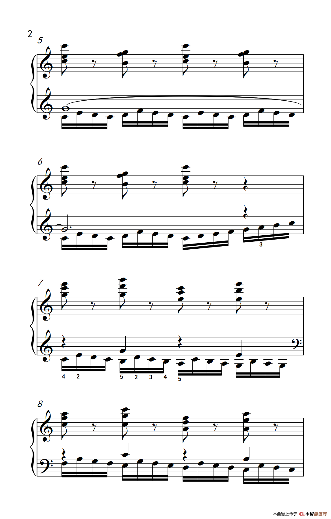 莫什科夫斯基 钢琴练习曲（第十首）