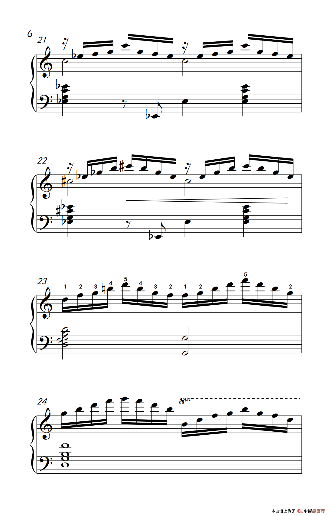 莫什科夫斯基 钢琴练习曲（第十首）