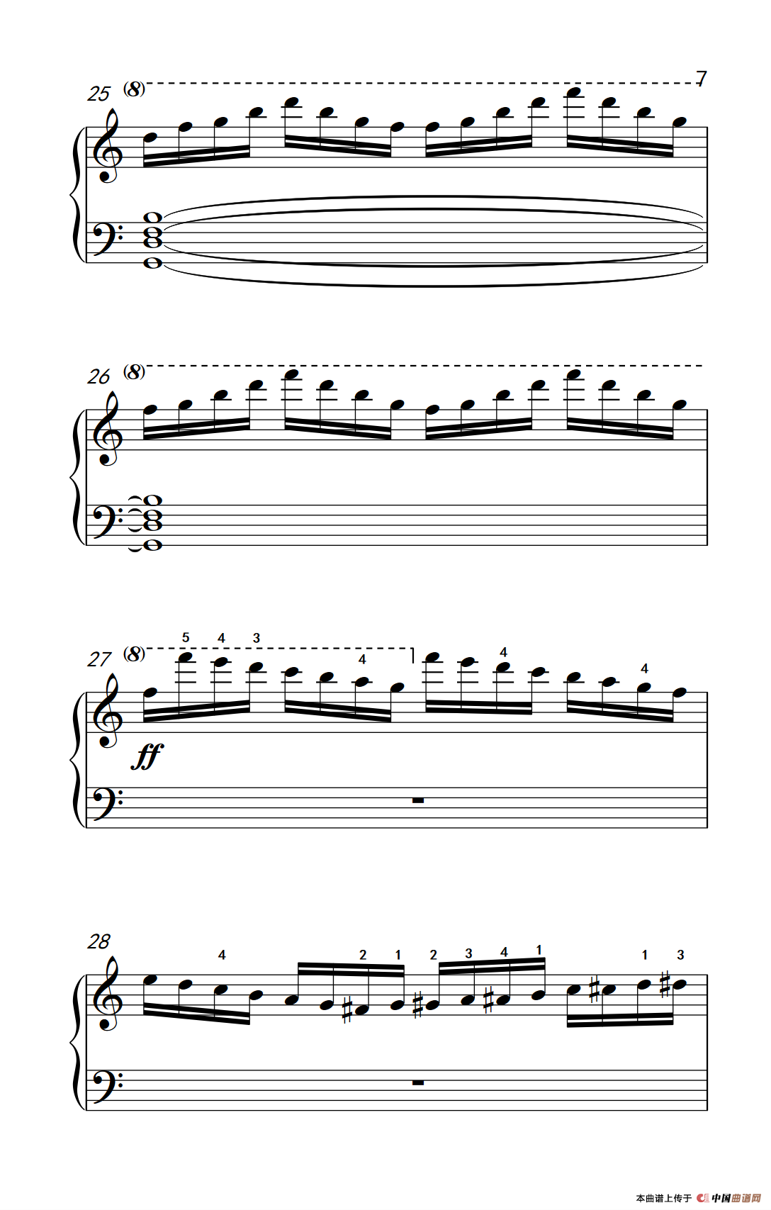 莫什科夫斯基 钢琴练习曲（第十首）