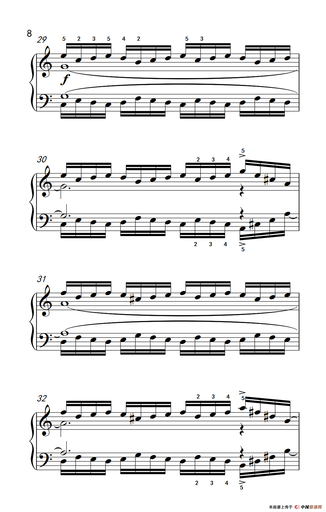 莫什科夫斯基 钢琴练习曲（第十首）