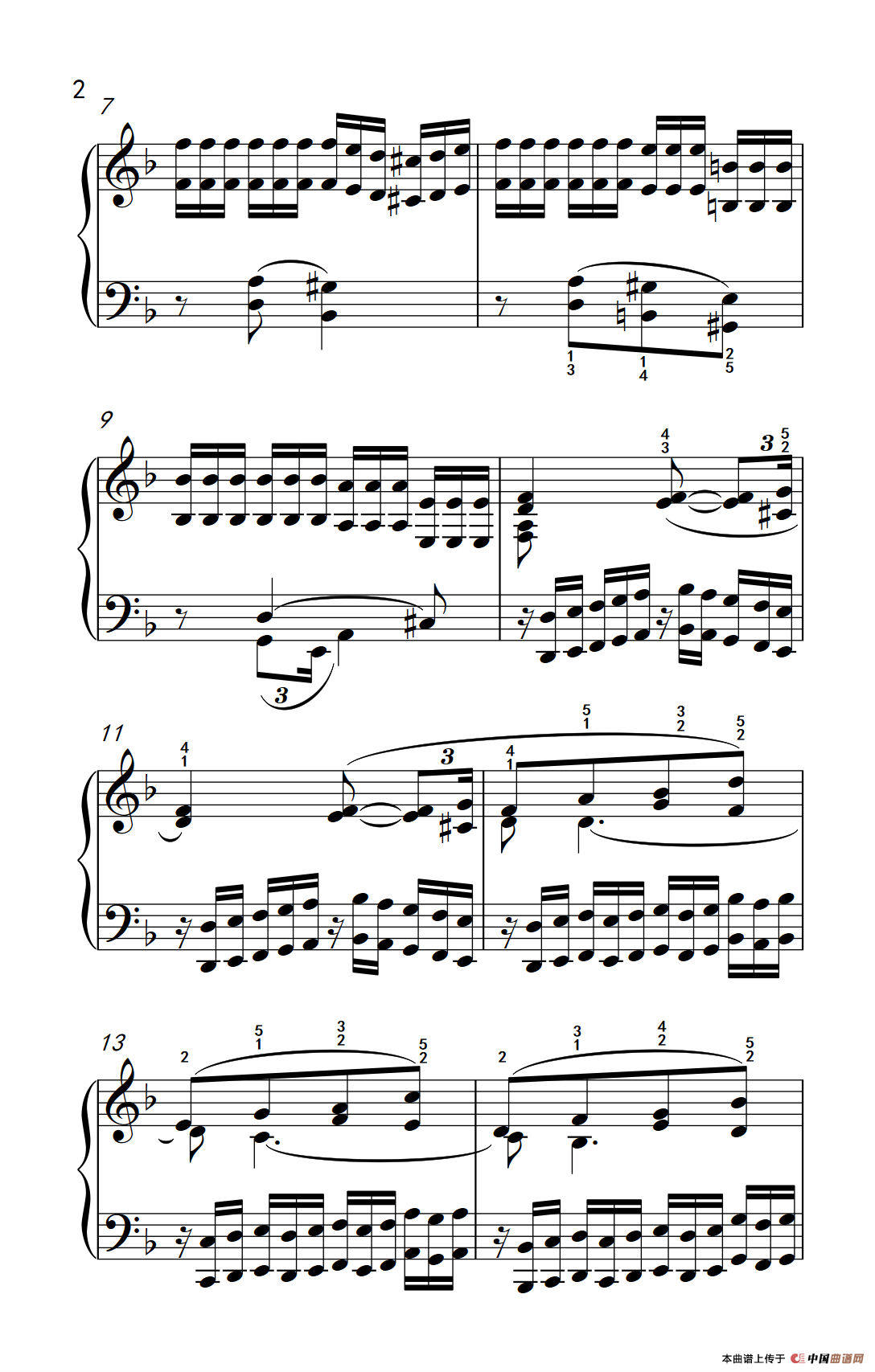 莫什科夫斯基 钢琴练习曲（第九首）