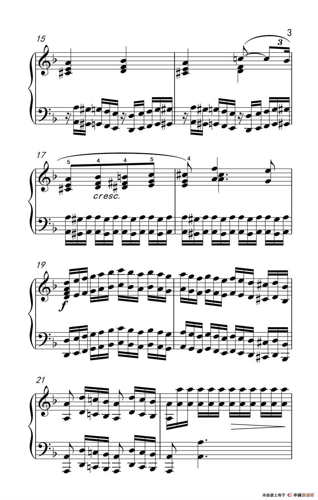 莫什科夫斯基 钢琴练习曲（第九首）