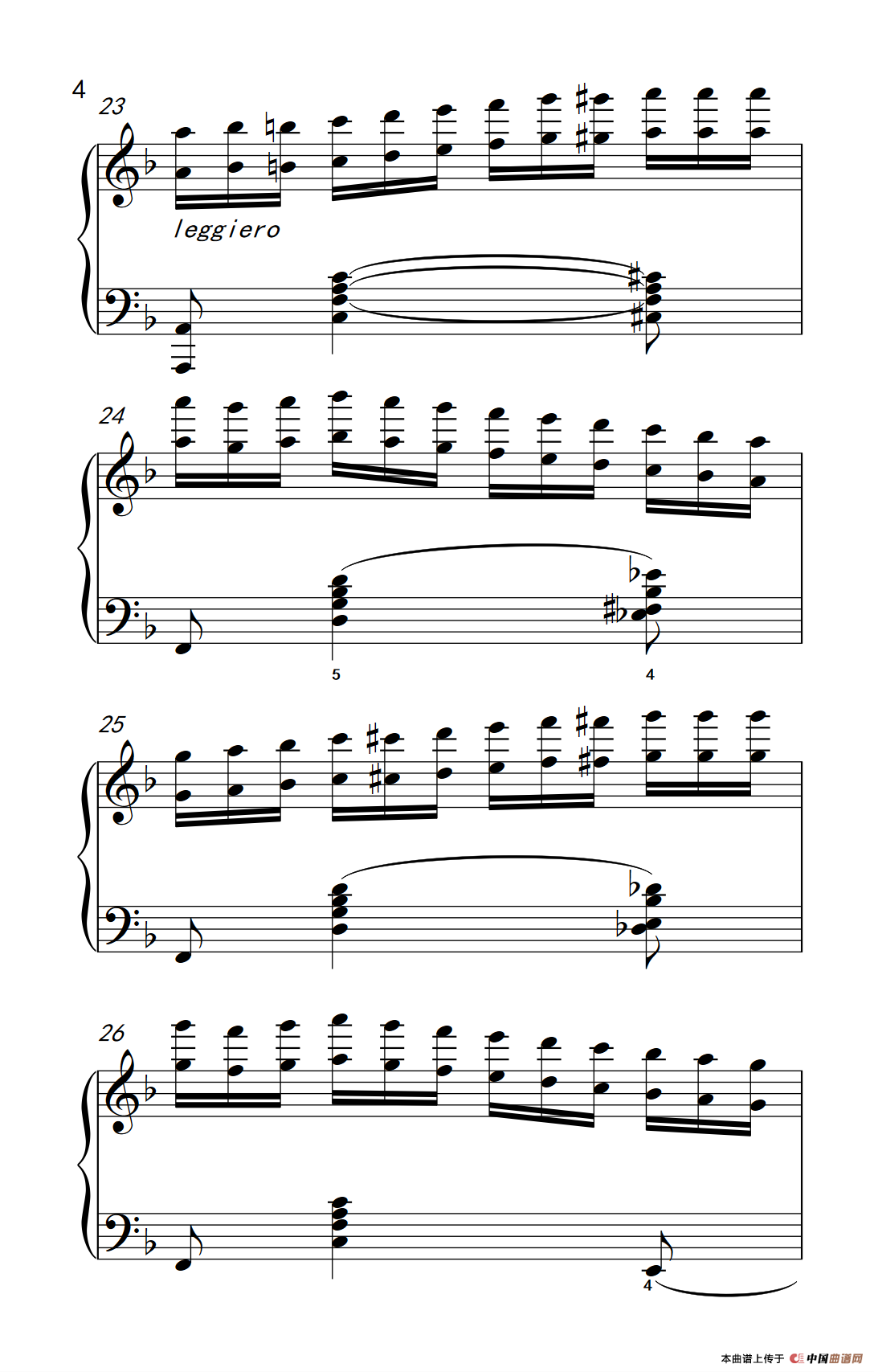 莫什科夫斯基 钢琴练习曲（第九首）