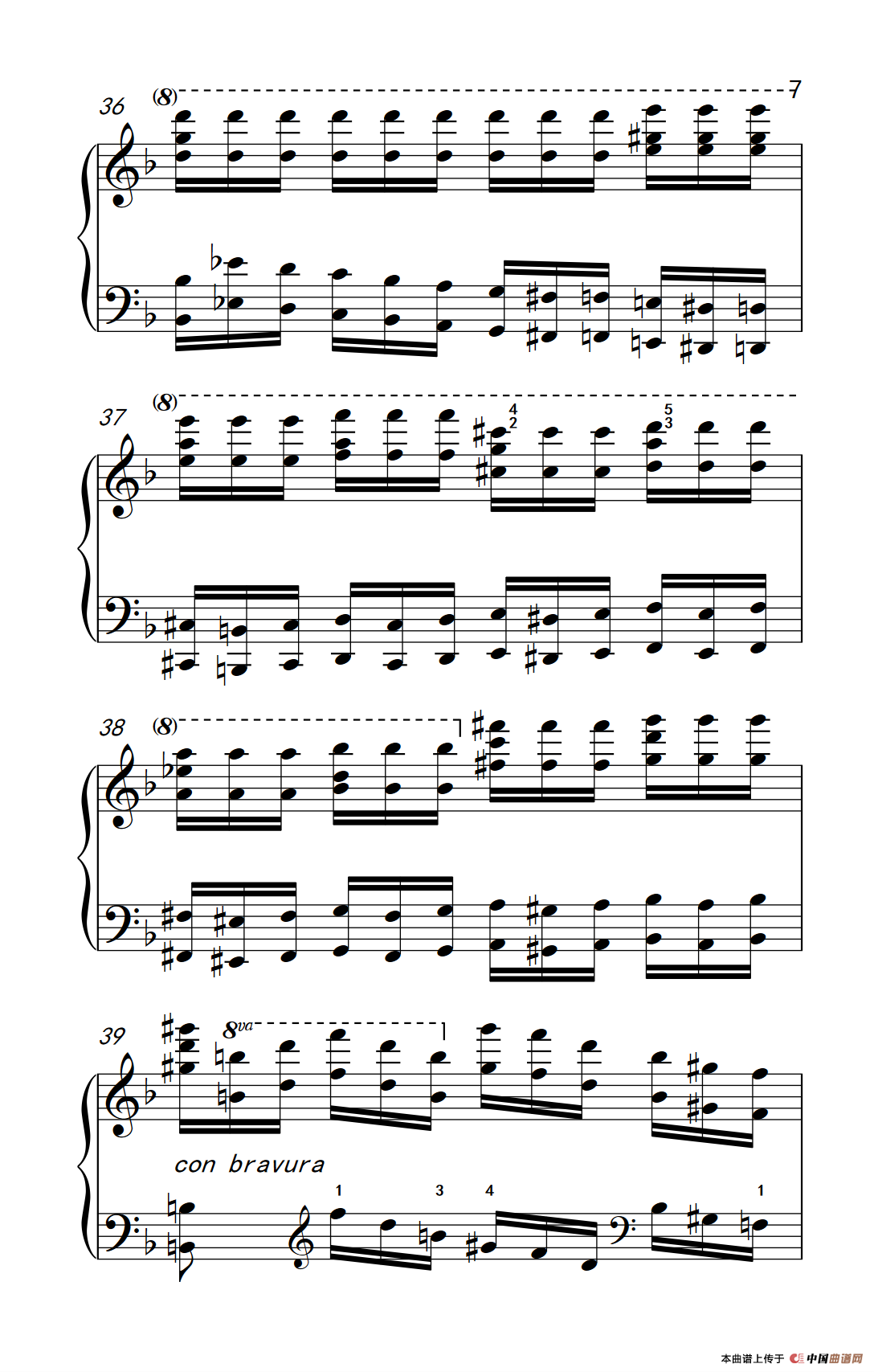 莫什科夫斯基 钢琴练习曲（第九首）