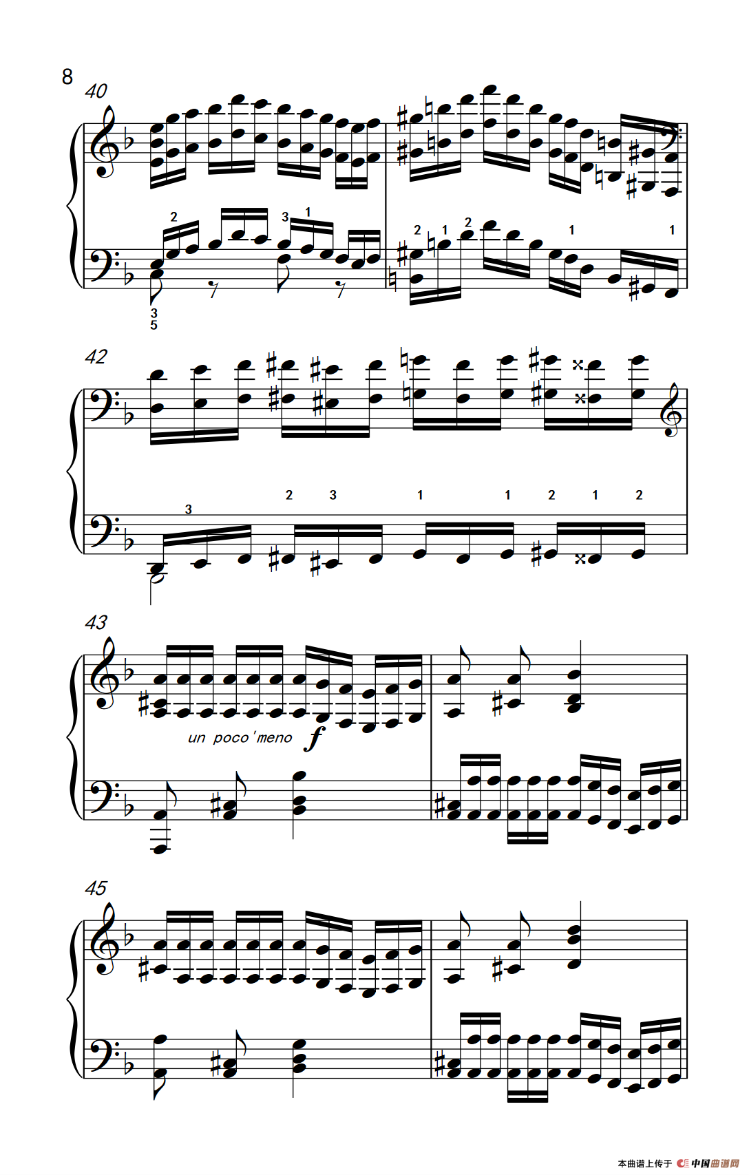 莫什科夫斯基 钢琴练习曲（第九首）