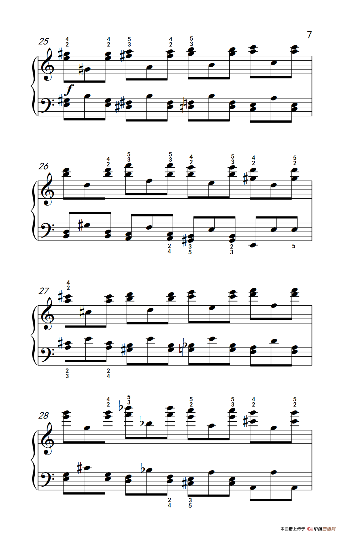 莫什科夫斯基 钢琴练习曲（第八首）