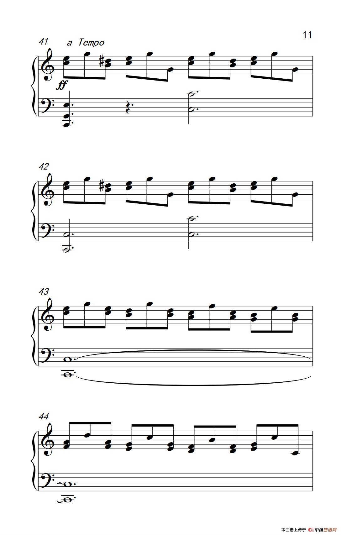 莫什科夫斯基 钢琴练习曲（第八首）