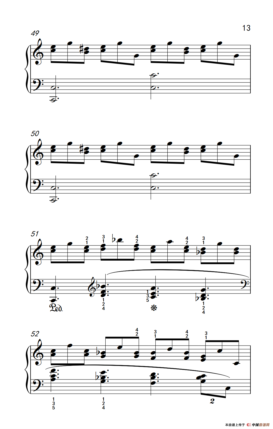 莫什科夫斯基 钢琴练习曲（第八首）