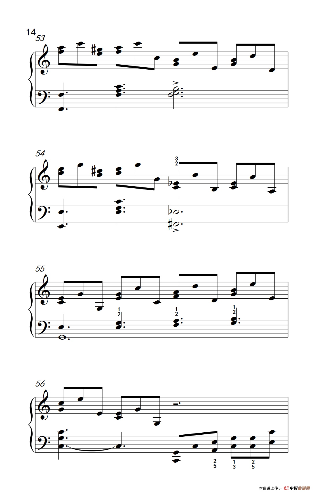 莫什科夫斯基 钢琴练习曲（第八首）