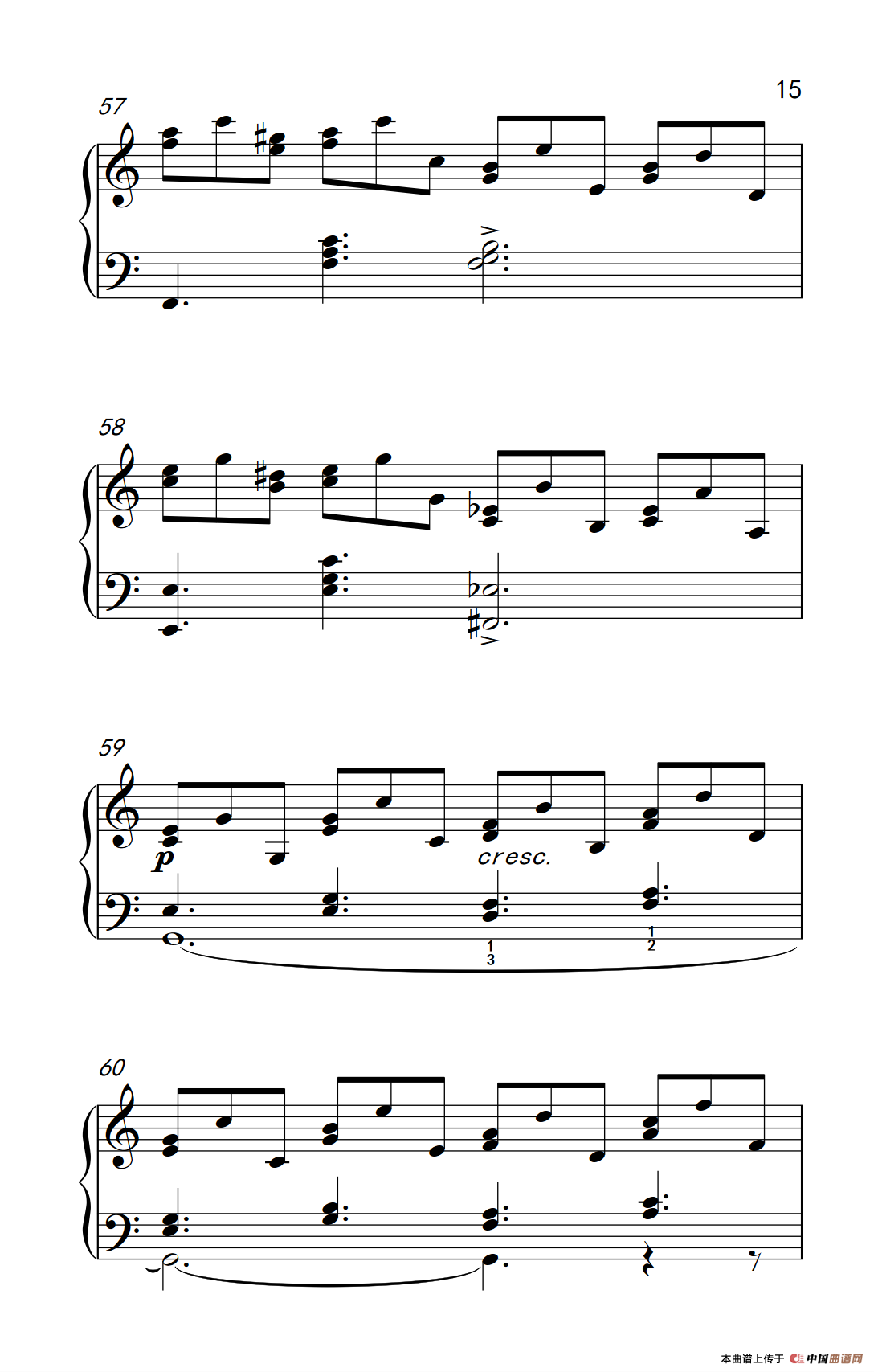 莫什科夫斯基 钢琴练习曲（第八首）