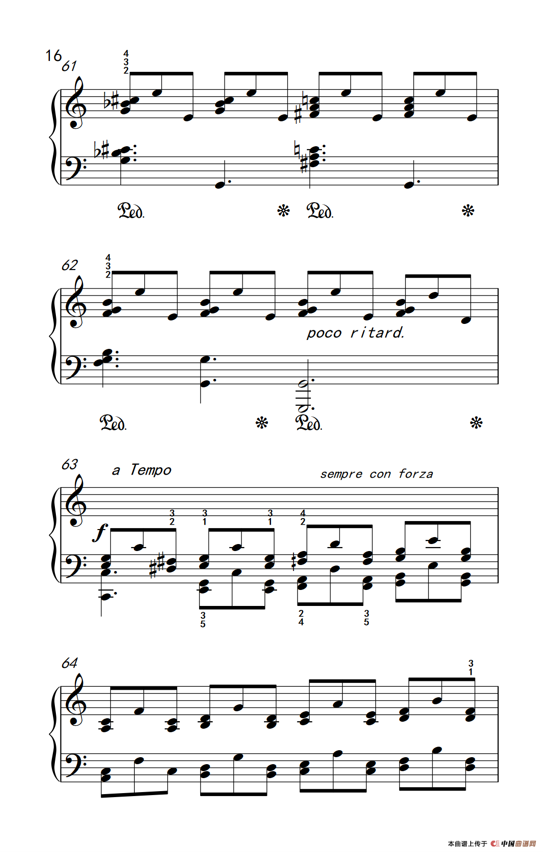 莫什科夫斯基 钢琴练习曲（第八首）