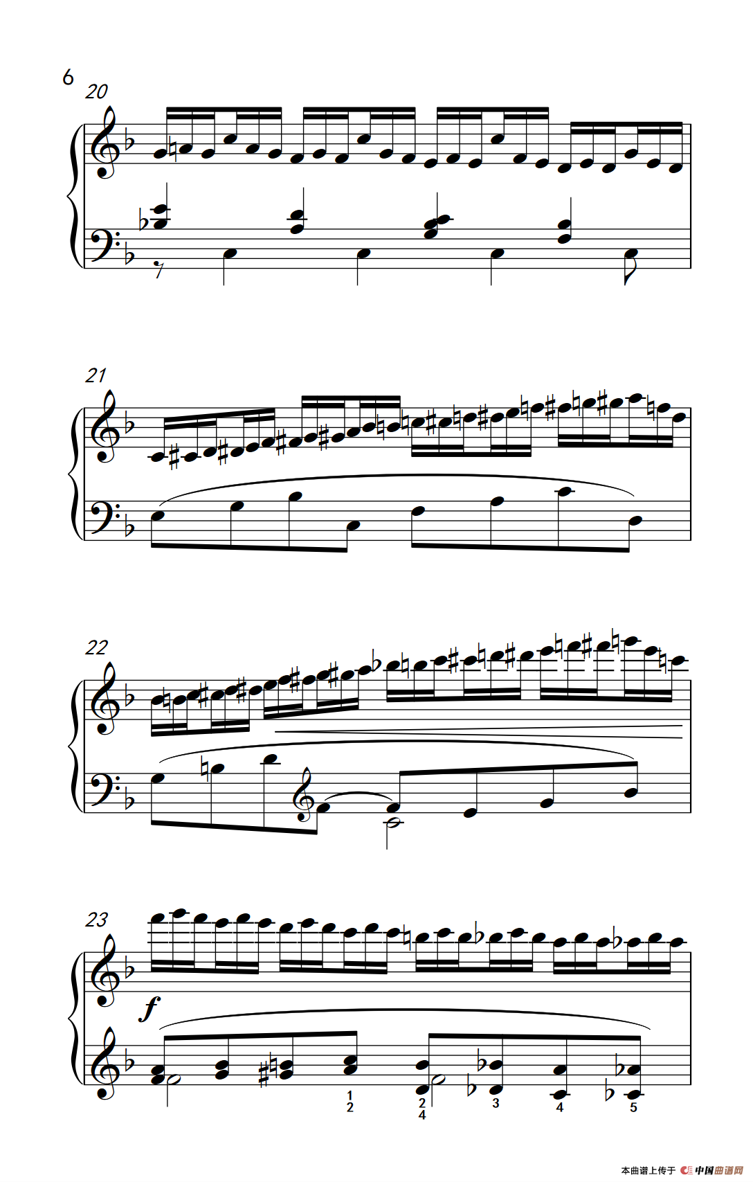 莫什科夫斯基 钢琴练习曲（第六首）