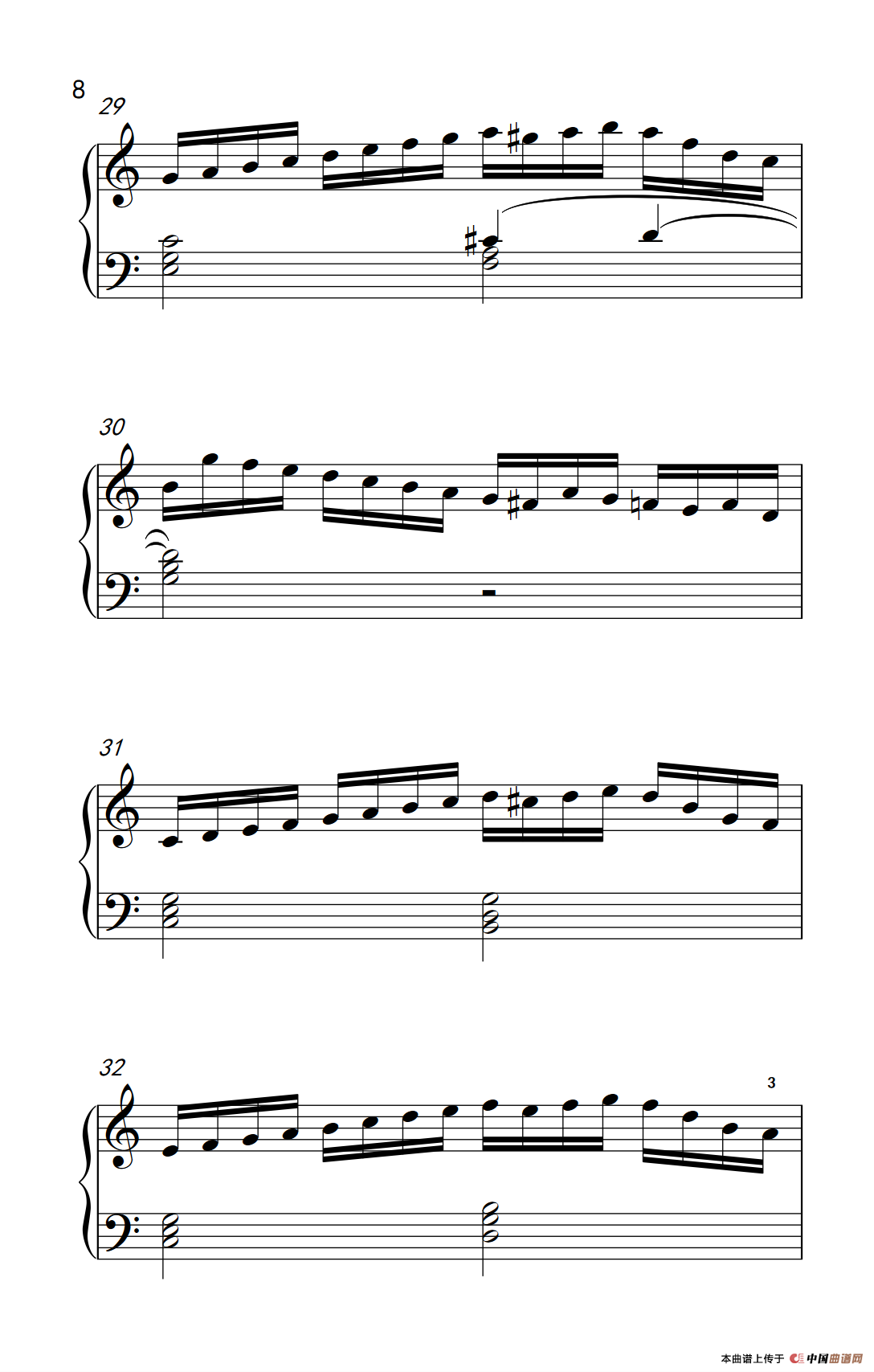 莫什科夫斯基 钢琴练习曲（第五首）