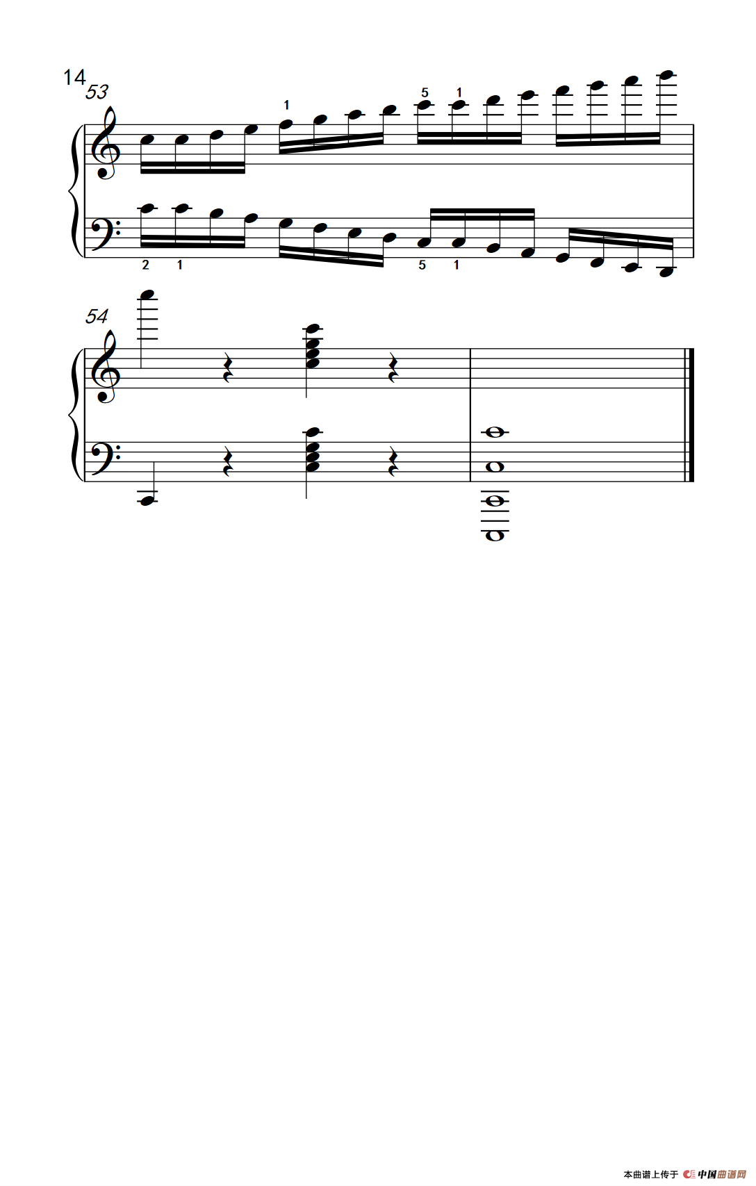 莫什科夫斯基 钢琴练习曲（第五首）