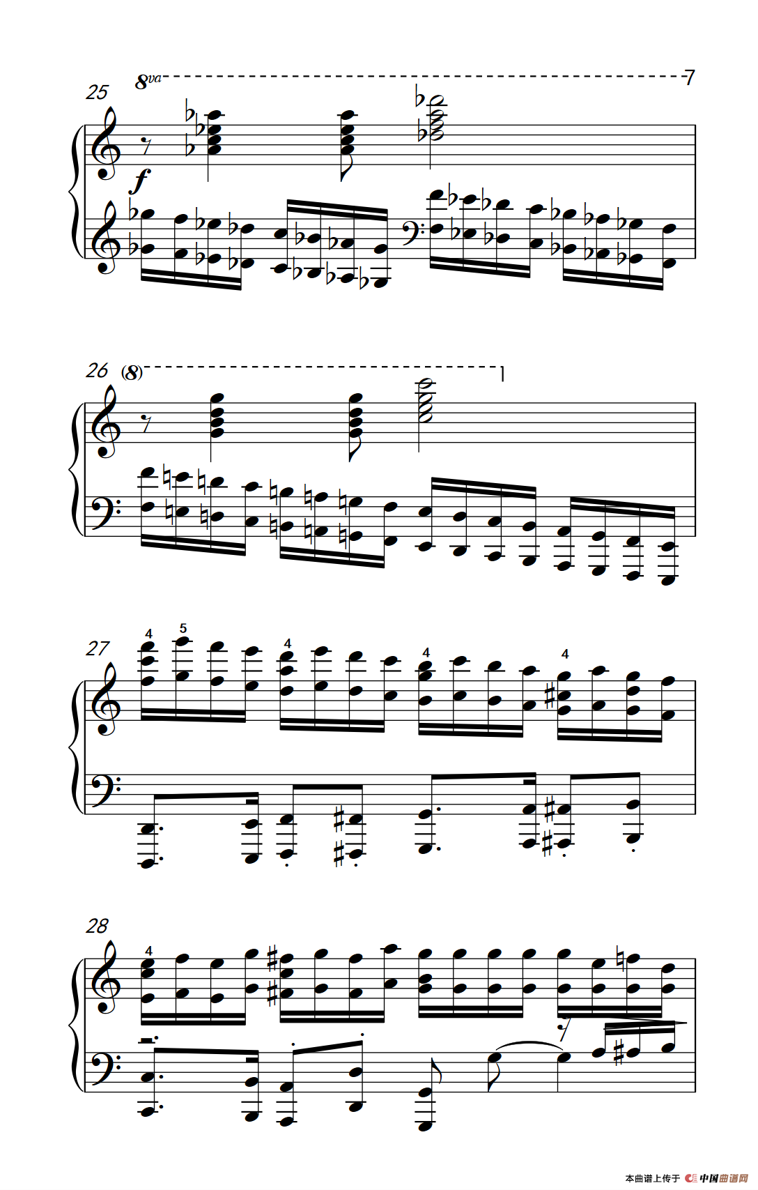 莫什科夫斯基 钢琴练习曲（第四首）