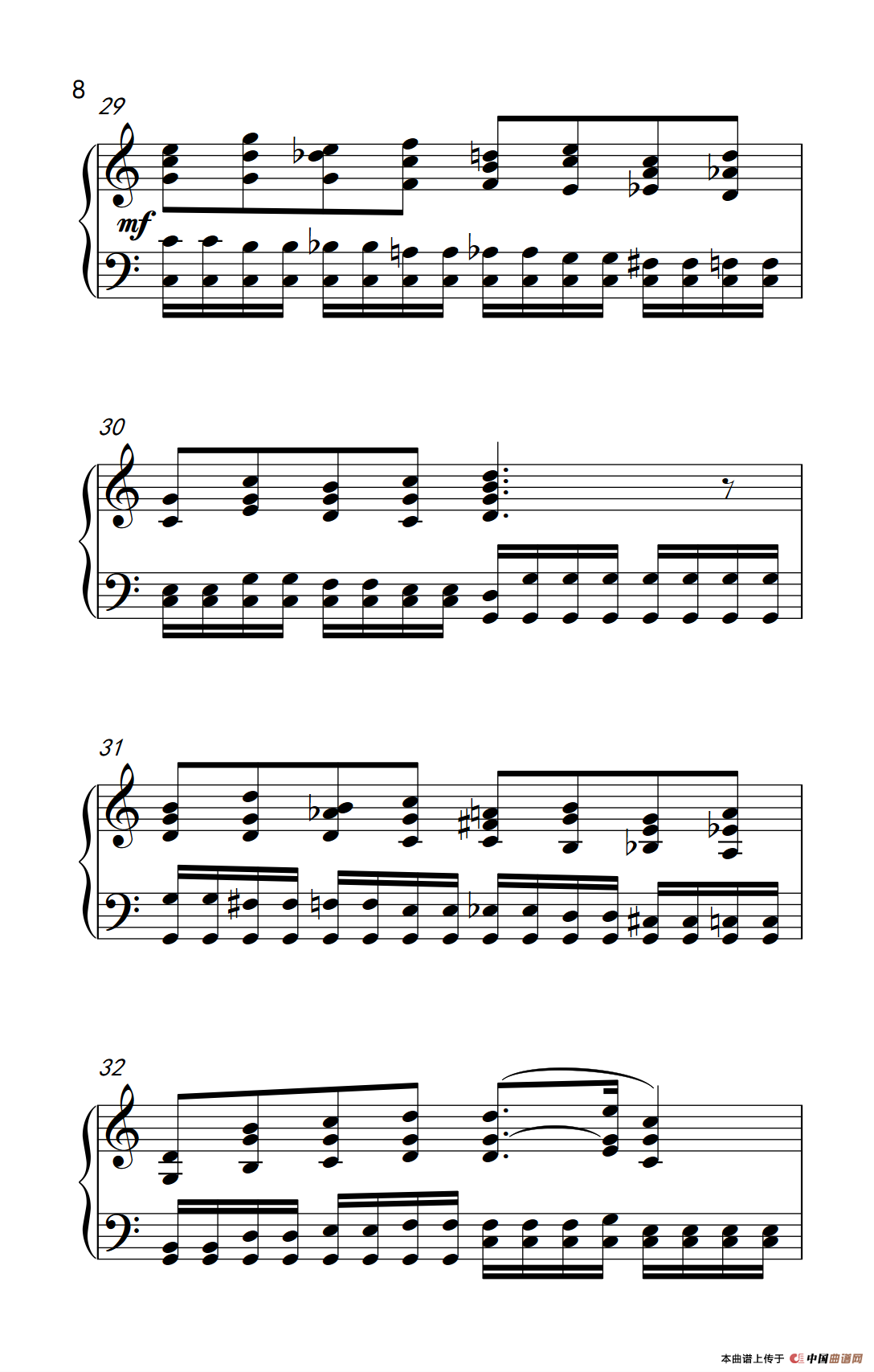 莫什科夫斯基 钢琴练习曲（第四首）