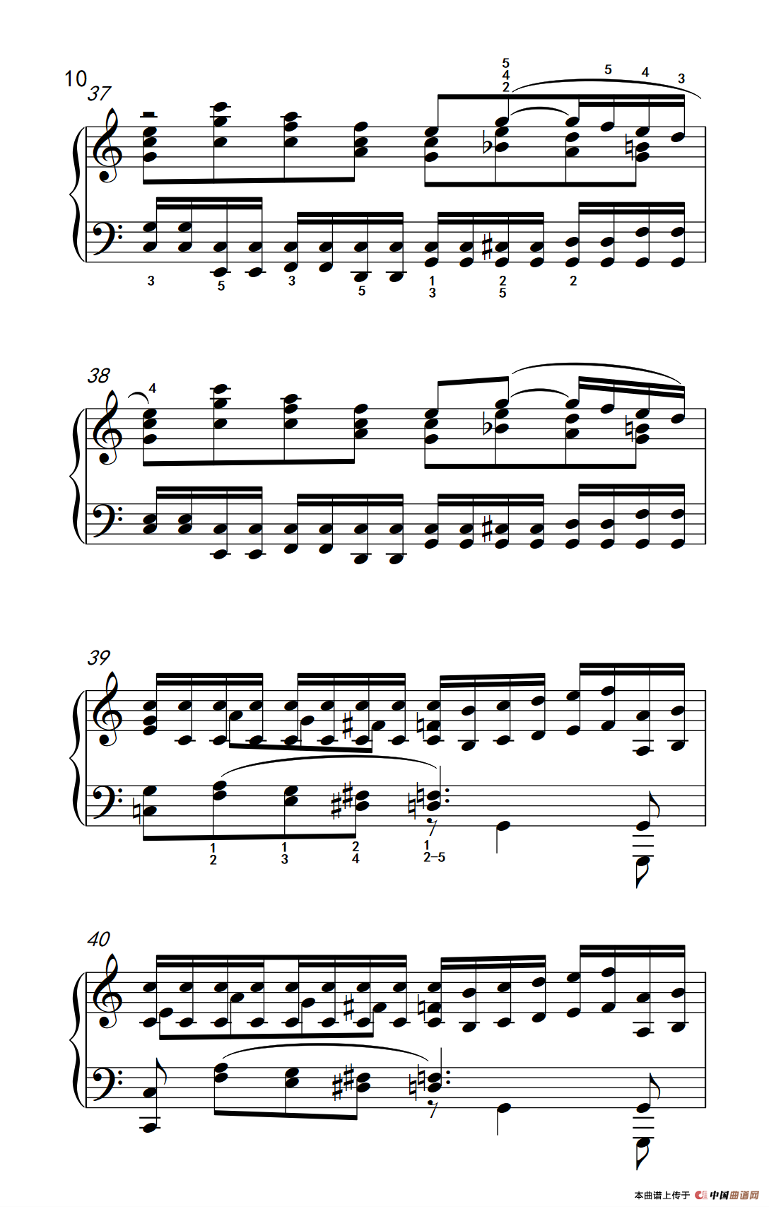 莫什科夫斯基 钢琴练习曲（第四首）