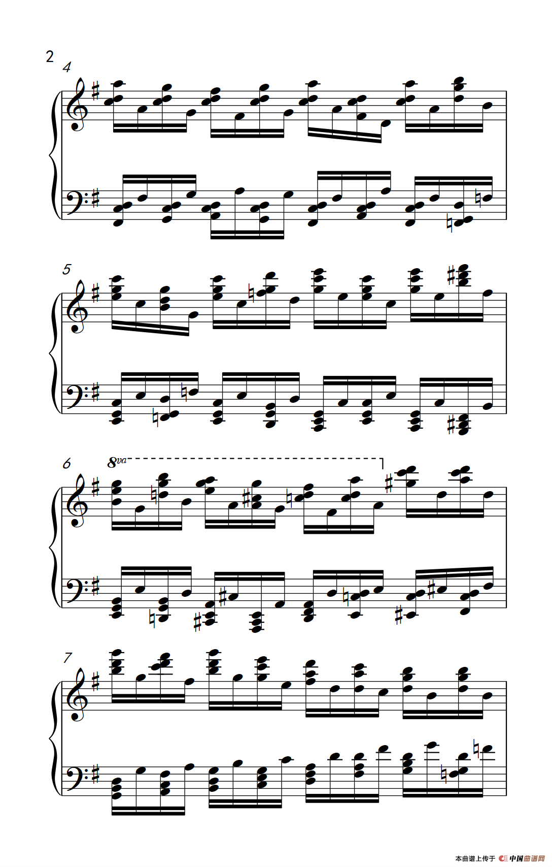 莫什科夫斯基 钢琴练习曲（第三首）