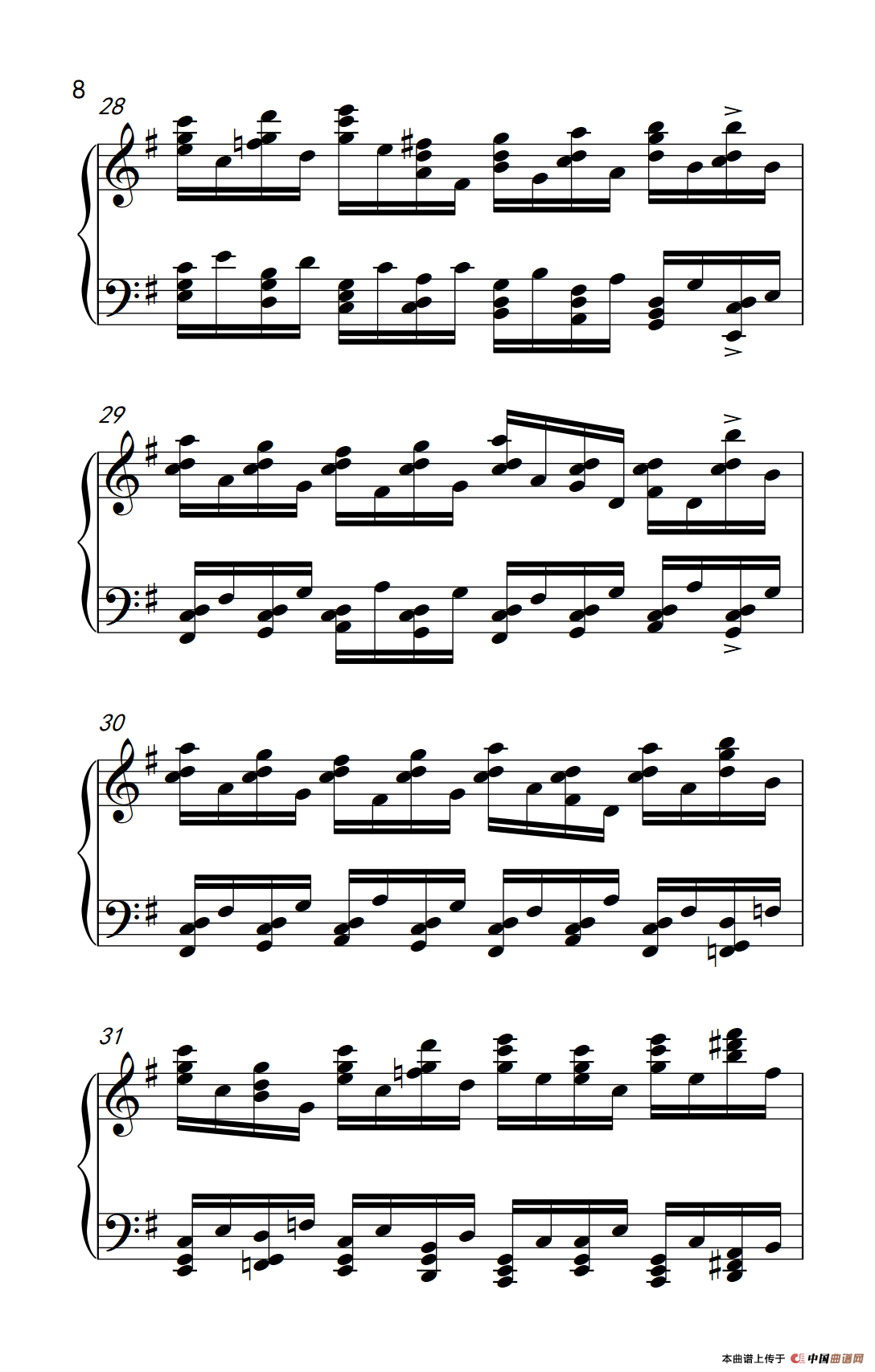 莫什科夫斯基 钢琴练习曲（第三首）