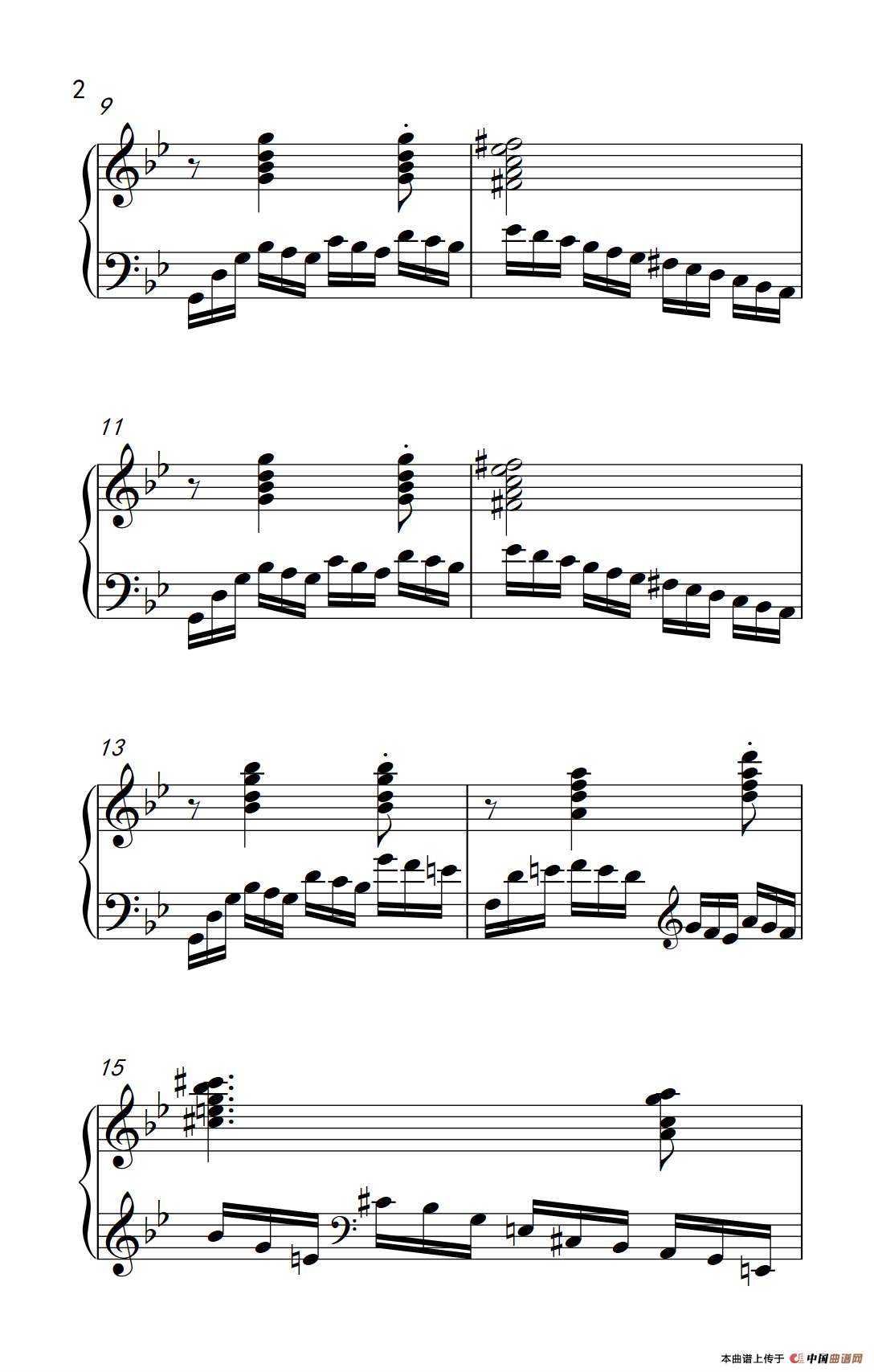 莫什科夫斯基 钢琴练习曲（第二首）