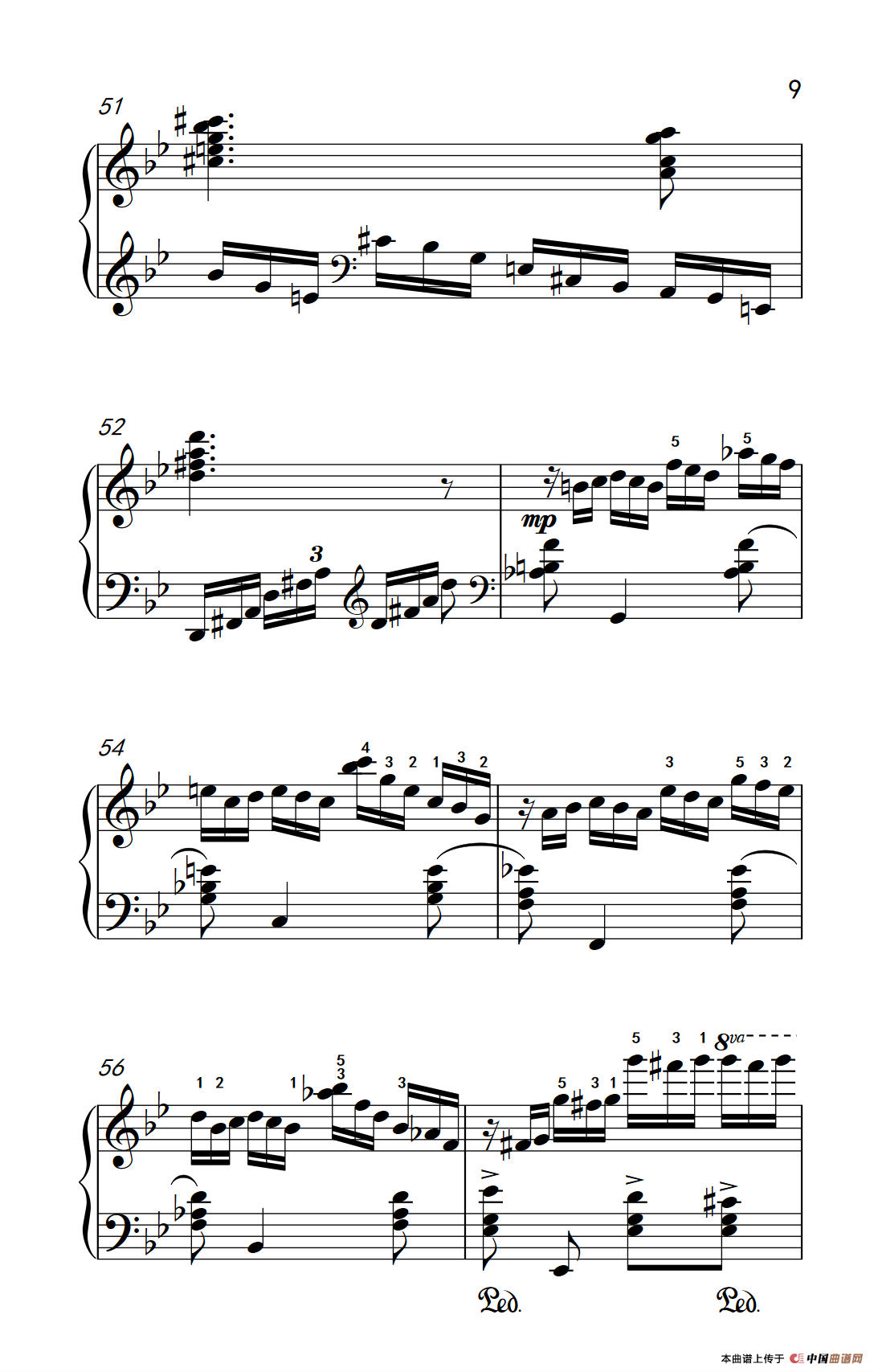 莫什科夫斯基 钢琴练习曲（第二首）