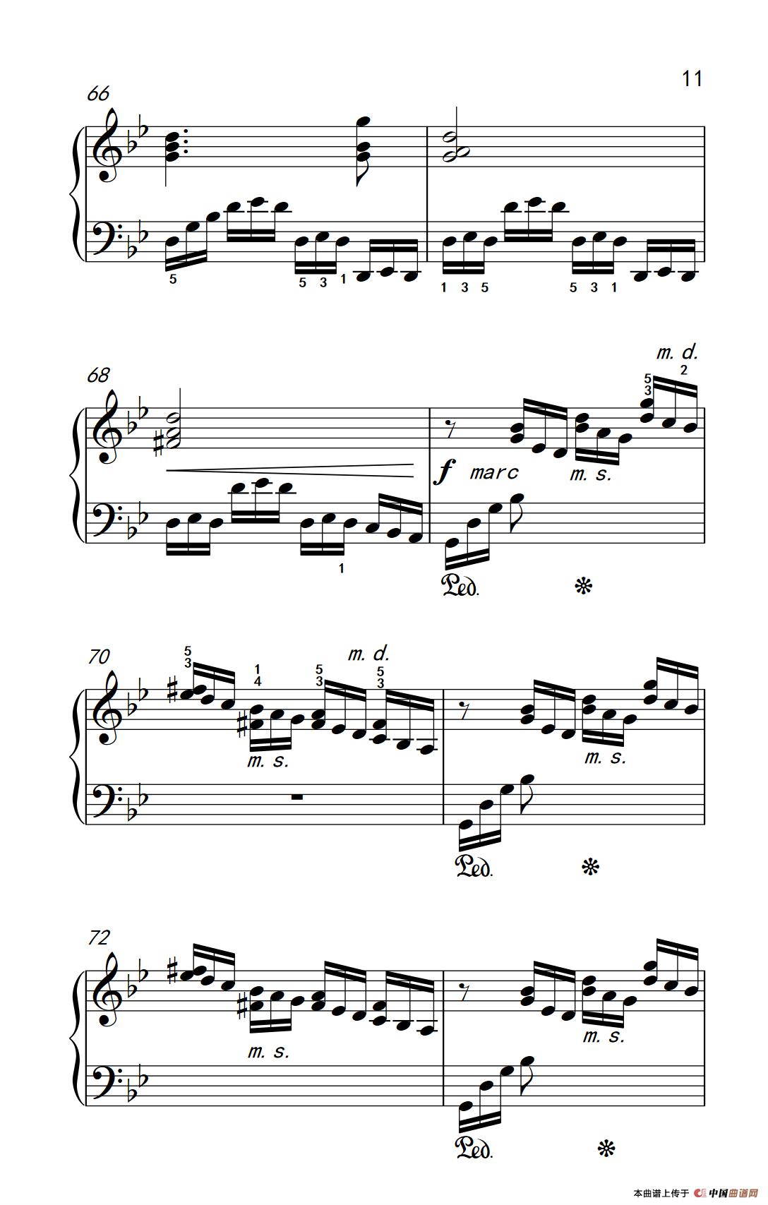 莫什科夫斯基 钢琴练习曲（第二首）