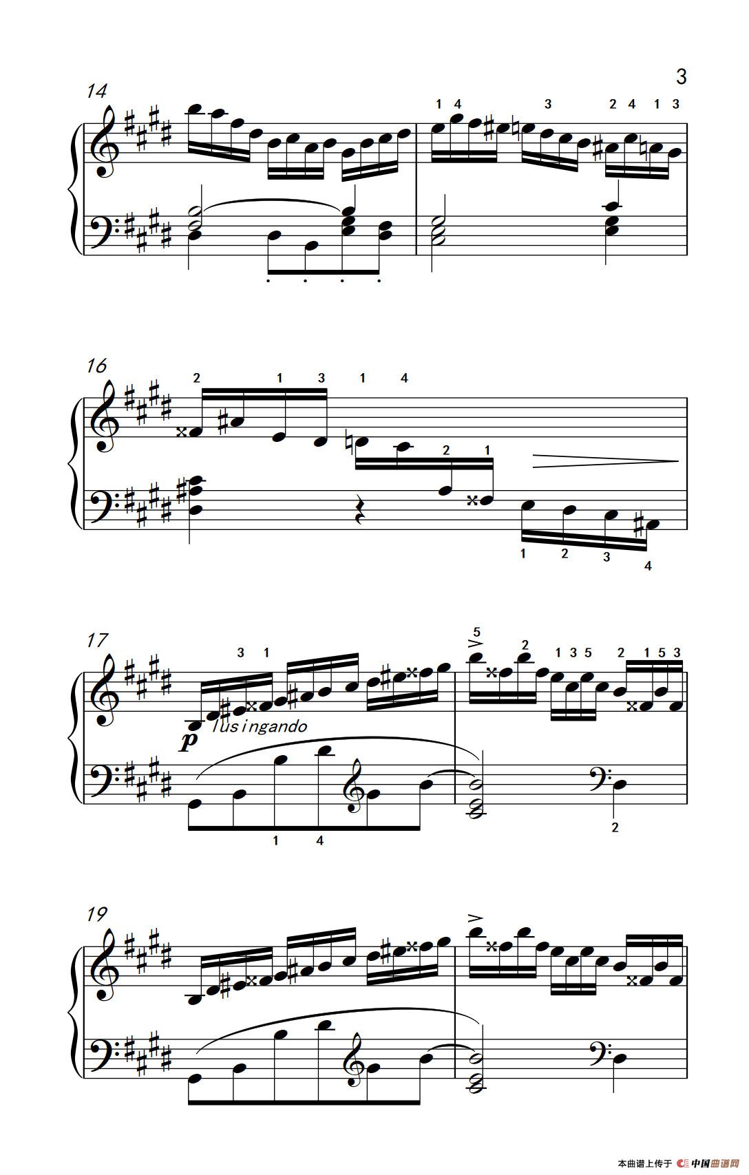 莫什科夫斯基 钢琴练习曲（第一首）