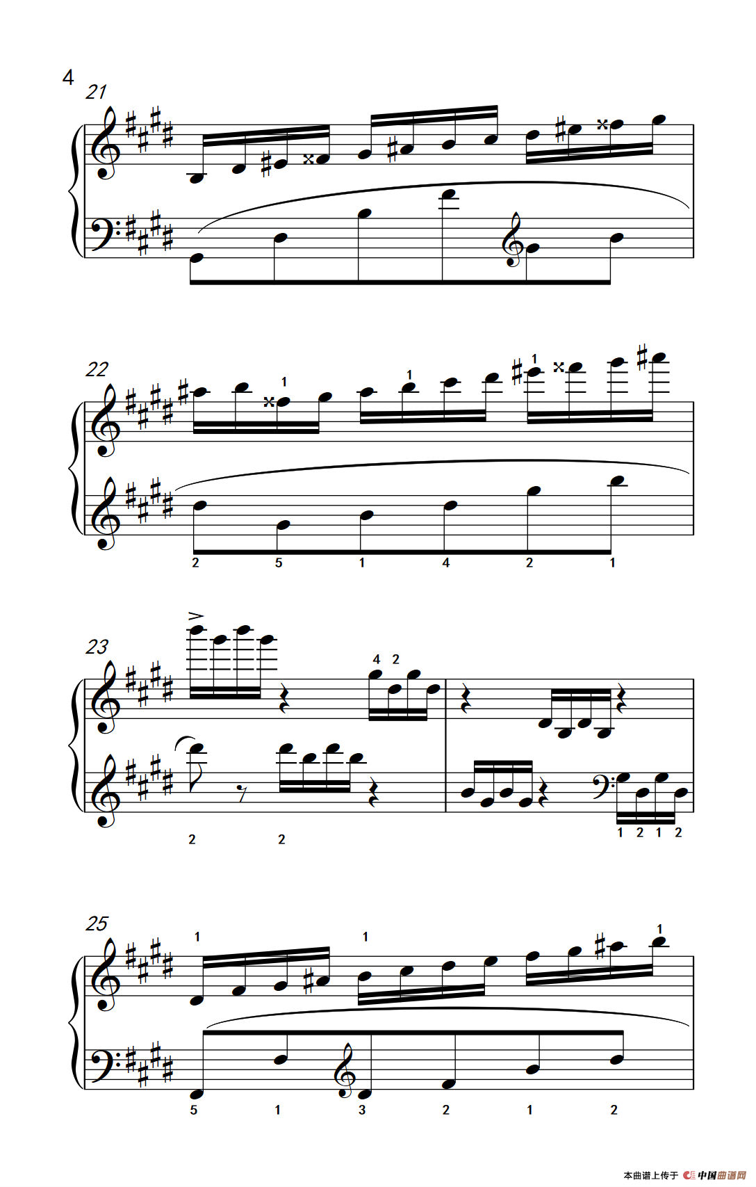 莫什科夫斯基 钢琴练习曲（第一首）