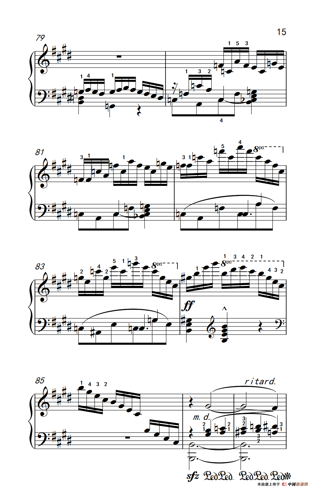 莫什科夫斯基 钢琴练习曲（第一首）