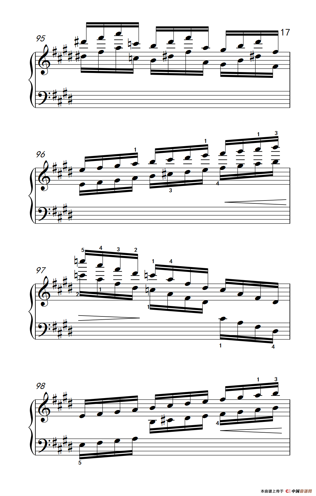 莫什科夫斯基 钢琴练习曲（第一首）