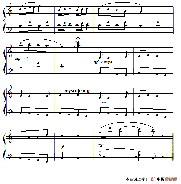 龟免赛跑（儿童钢琴小曲）