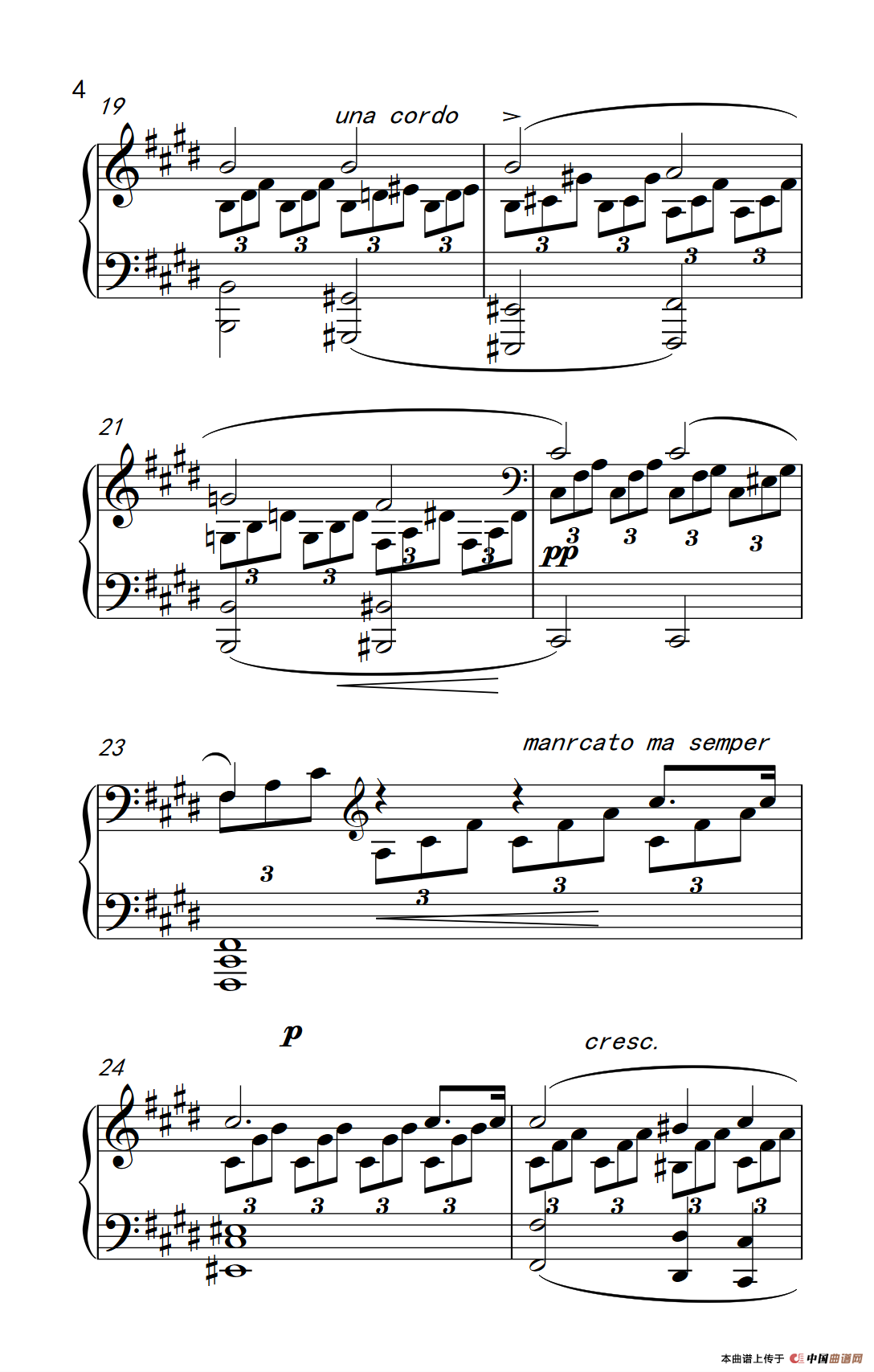 ”月光“奏鸣曲第一乐章