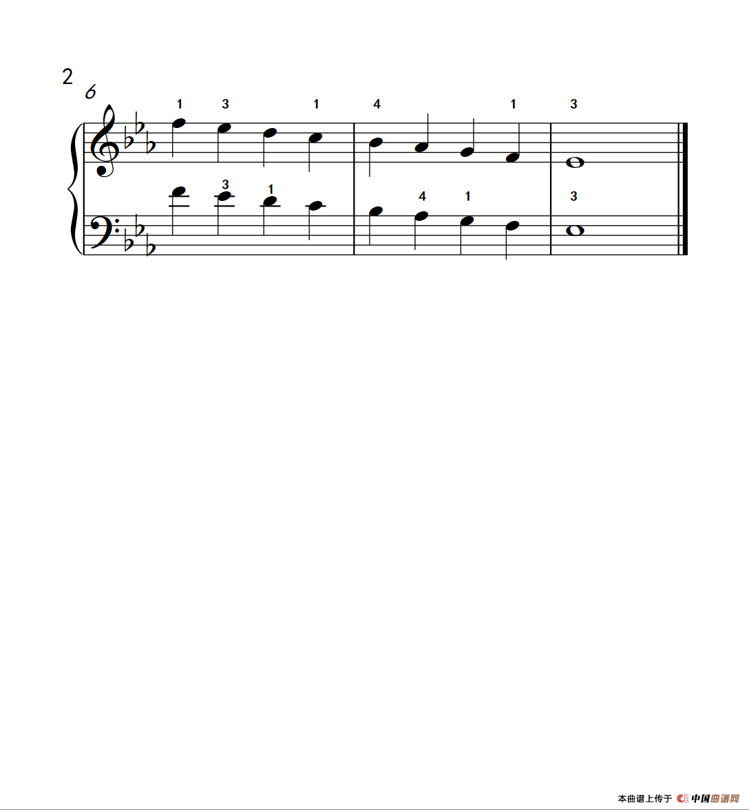 降E大调音阶（孩子们的钢琴音阶、和弦与琶音 2）