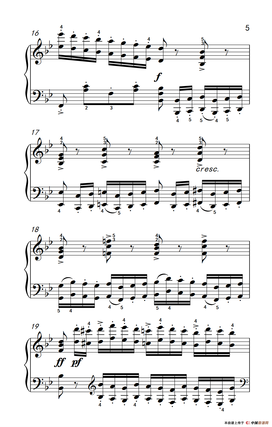 车尔尼钢琴八度练习曲 553（6）